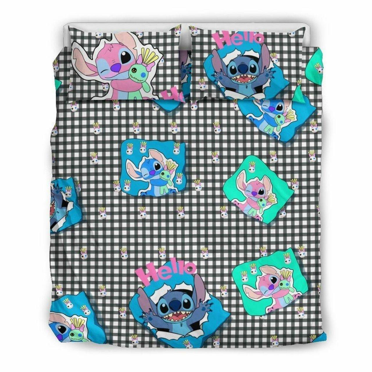 Stitch 19 Beautiful Decor For Disney Fan Bedding Set Duvet Cover Meaningful Gift For Love