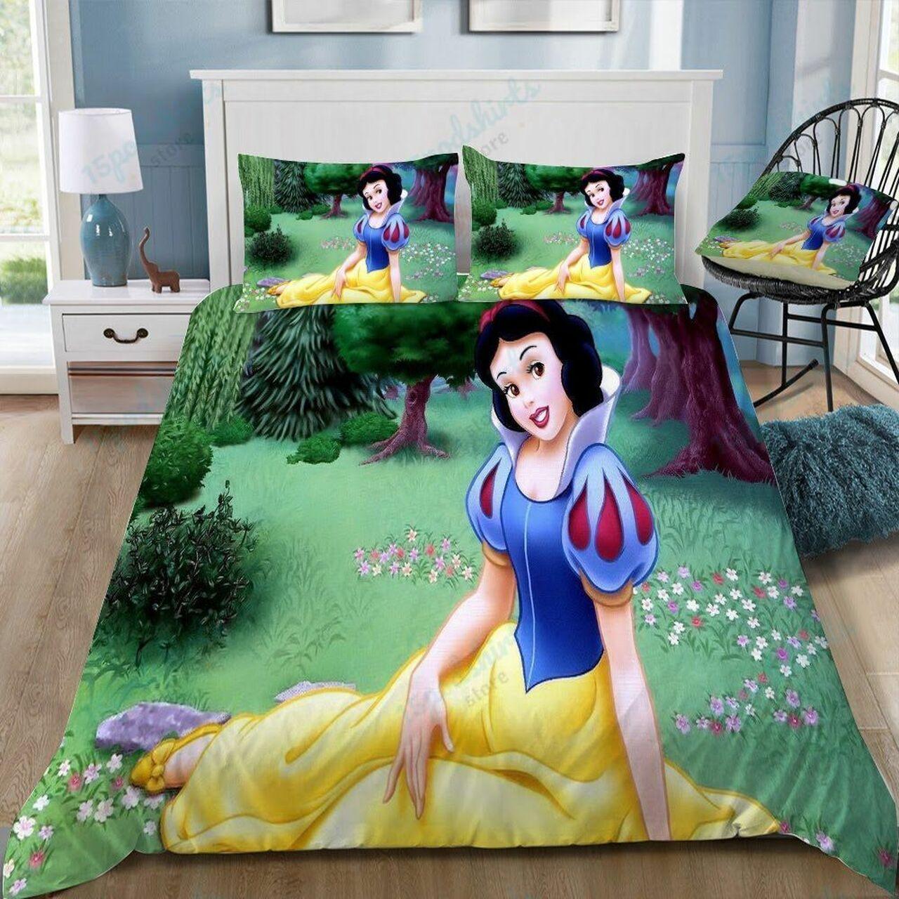 Disneynow White 1 Beautiful Decor For Disney Fan Bedding Set Duvet Cover Meaningful Gift For Love