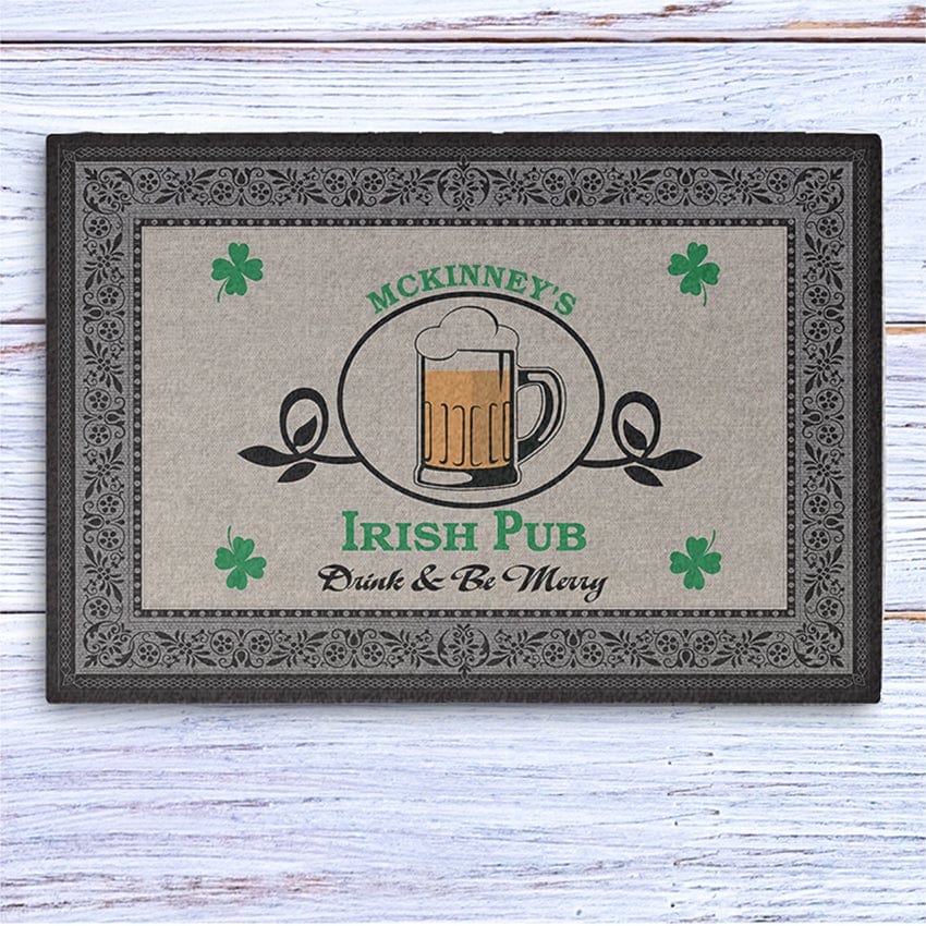 Irish Pub St. Patrick'S Day Custom Door Mat