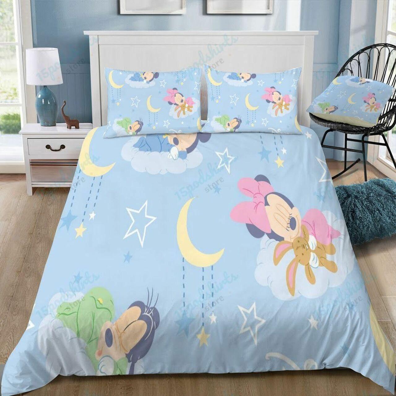 Disney Mickey Mouse And Friends 7 Beautiful Decor For Disney Fan Bedding Set Duvet Cover Meaningful Gift For Love