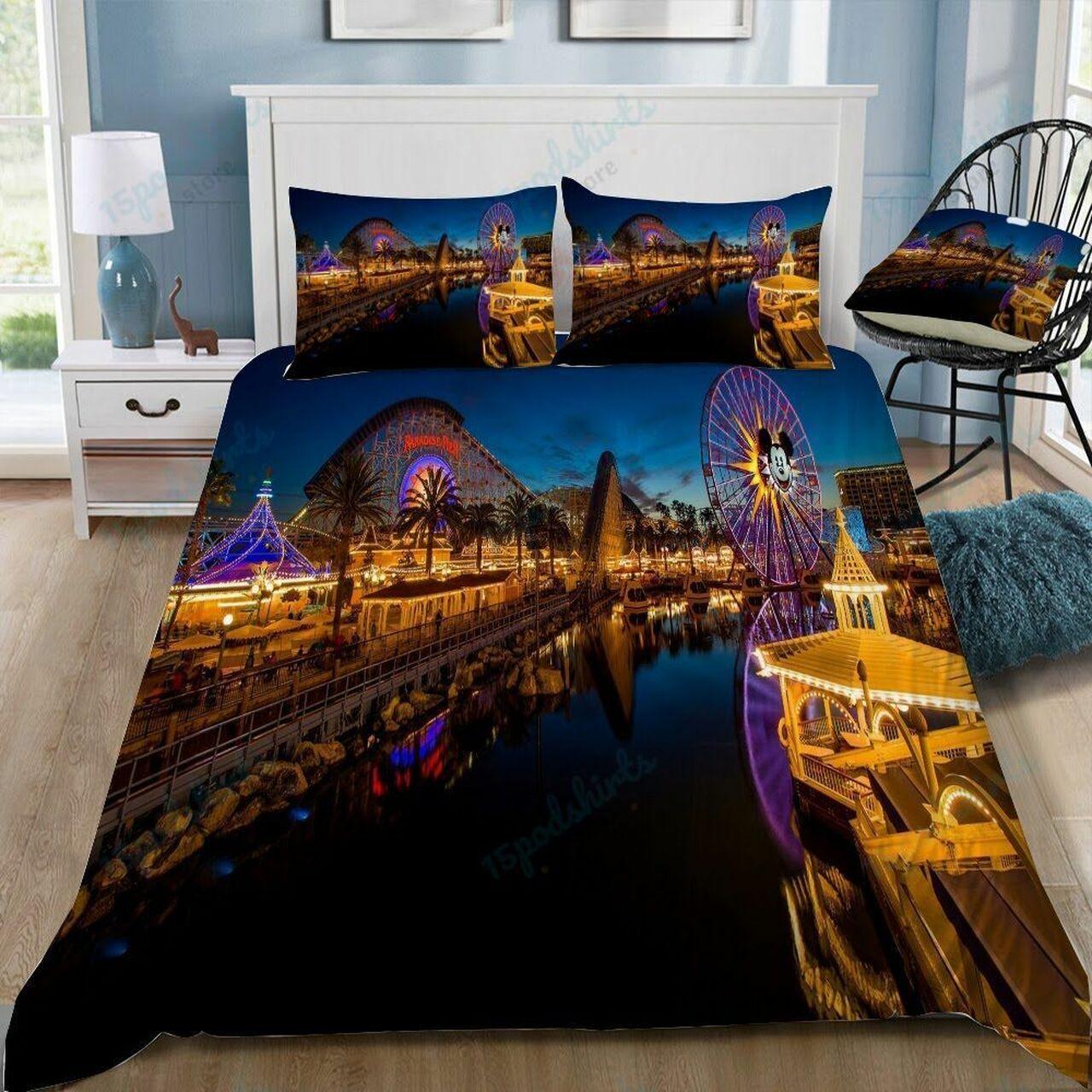 Disney Parks 10 Beautiful Decor For Disney Fan Bedding Set Duvet Cover Meaningful Gift For Love