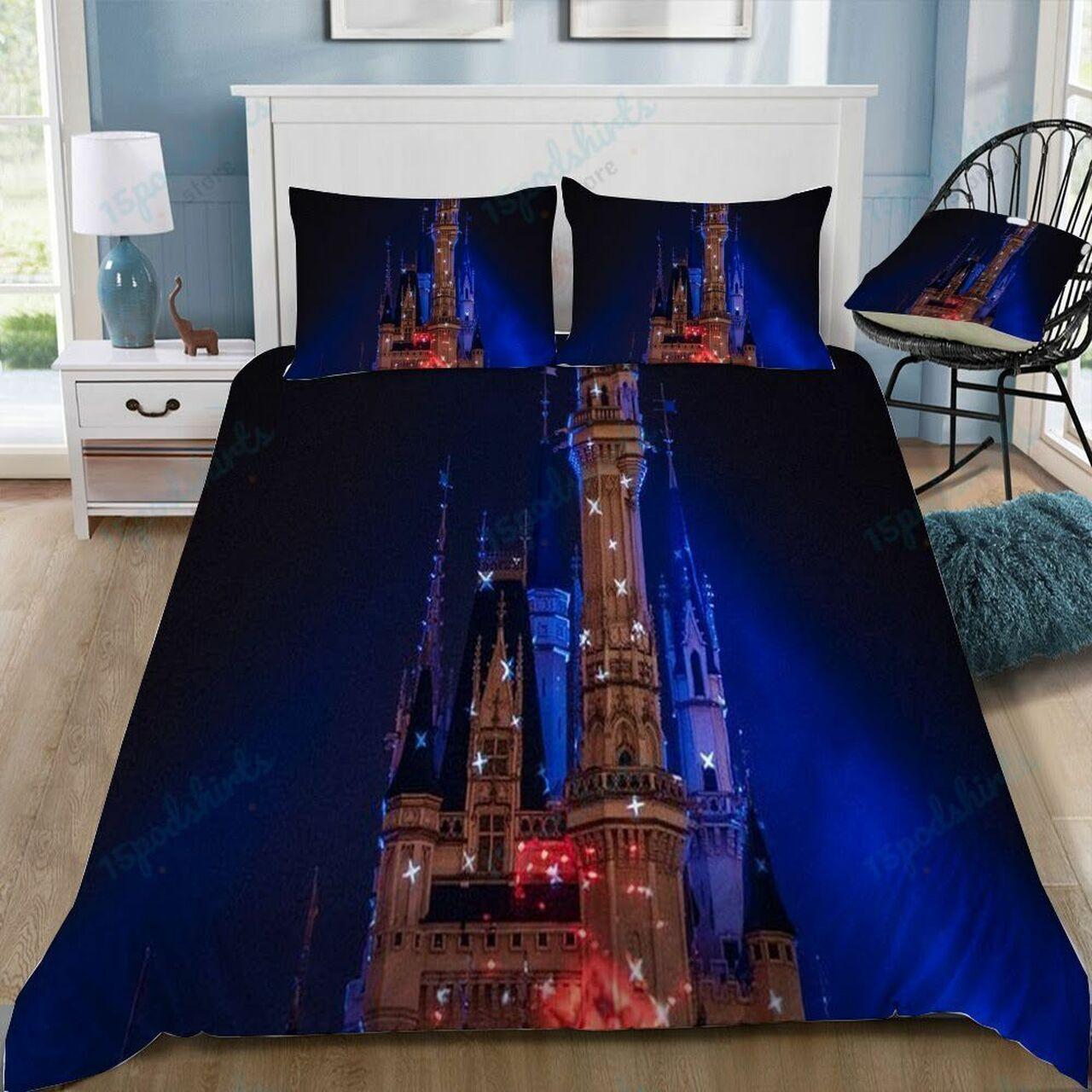 Disney Castle 277 Beautiful Decor For Disney Fan Bedding Set Duvet Cover Meaningful Gift For Love