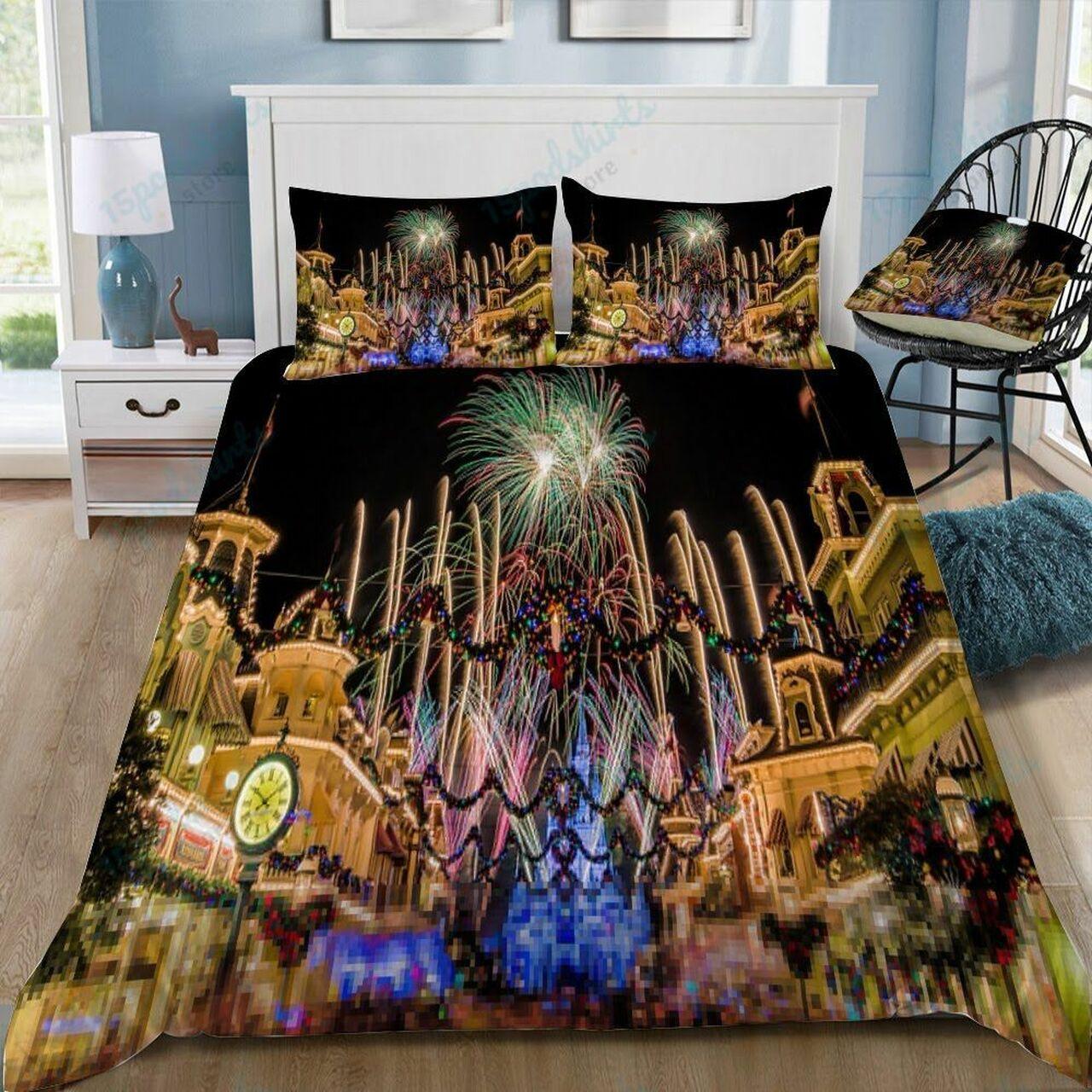 Disney Castle 293 Beautiful Decor For Disney Fan Bedding Set Duvet Cover Meaningful Gift For Love