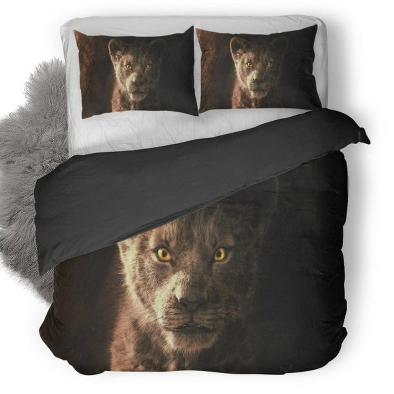 The Lion Kingimba Amazing Disney Room Decor Bedding Set Duvet Cover With Pillowcase Meaningful Gift For Kids Friend Family Member Holiday Gift