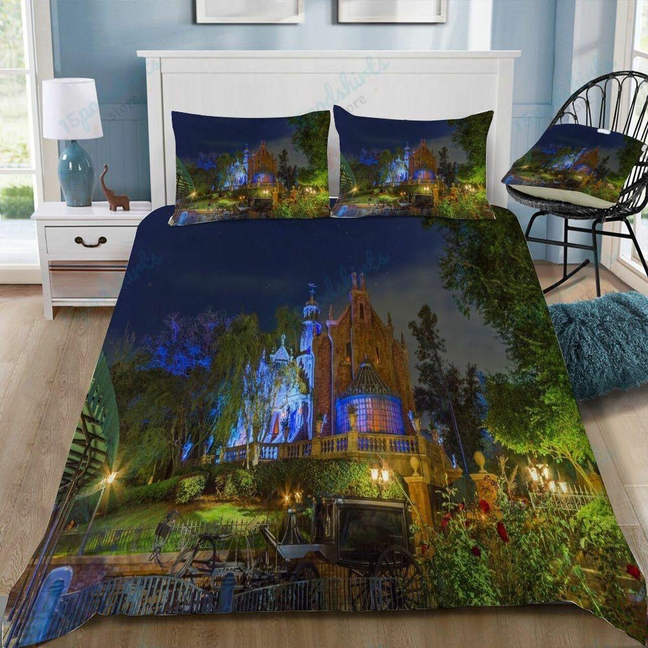 Disney Castle 427 Beautiful Decor For Disney Fan Bedding Set Duvet Cover Meaningful Gift For Love