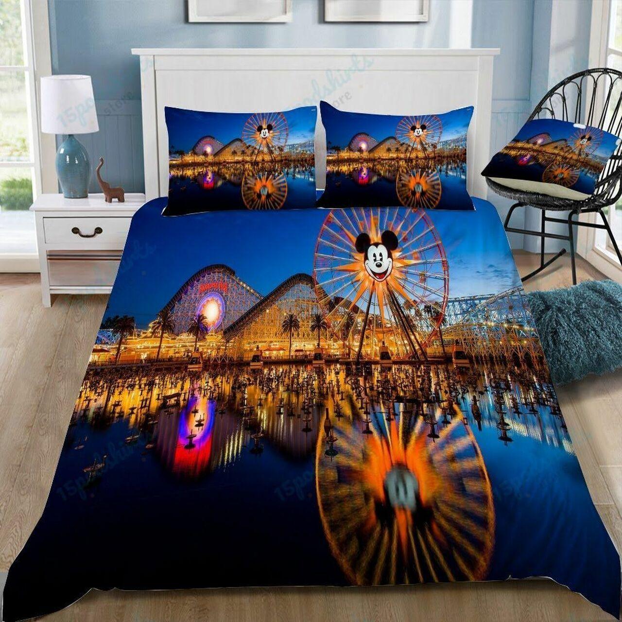 Disney Parks 16 Beautiful Decor For Disney Fan Bedding Set Duvet Cover Meaningful Gift For Love