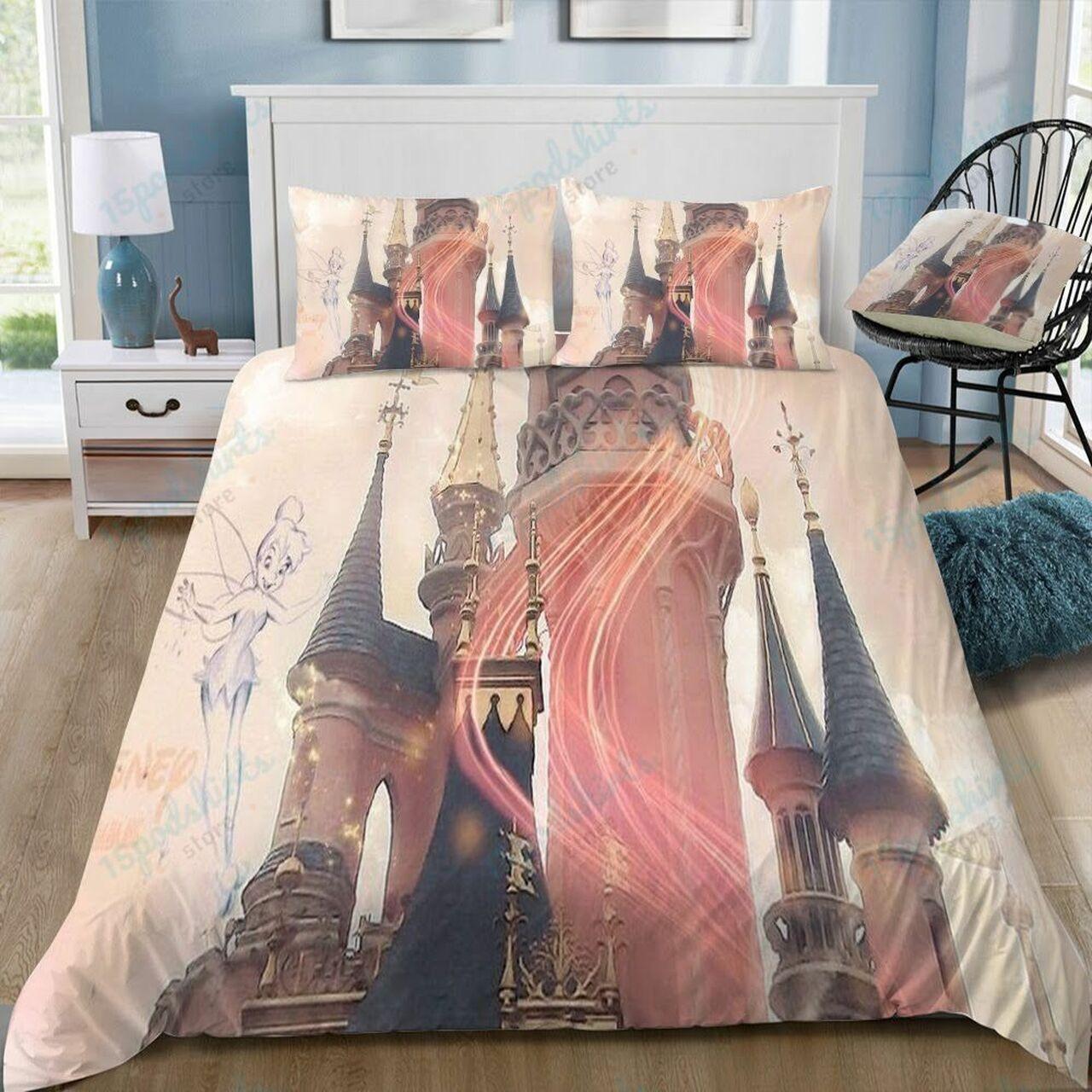 Disney Castle 169 Beautiful Decor For Disney Fan Bedding Set Duvet Cover Meaningful Gift For Love