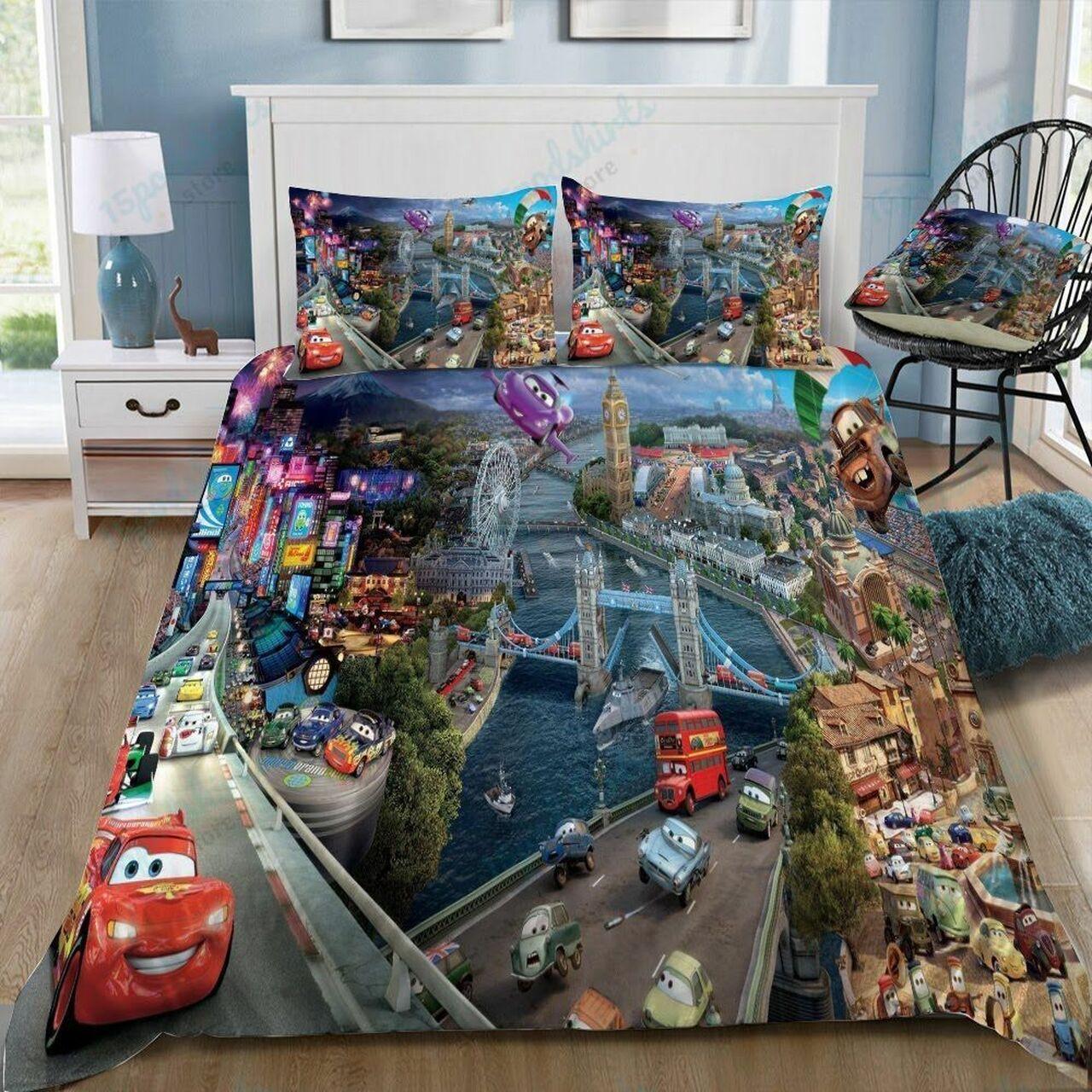 Disney Cars 65 Beautiful Decor For Disney Fan Bedding Set Duvet Cover Meaningful Gift For Love