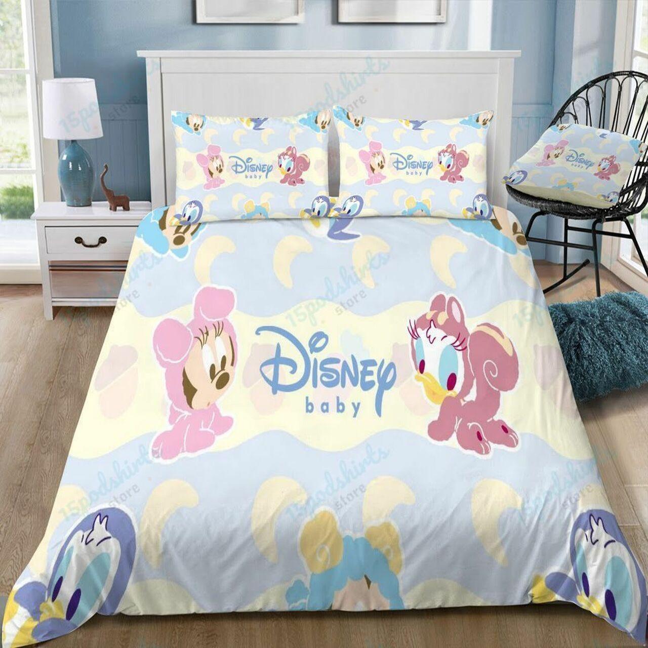 Disney Mickey Mouse And Friends 39 Beautiful Decor For Disney Fan Bedding Set Duvet Cover Meaningful Gift For Love