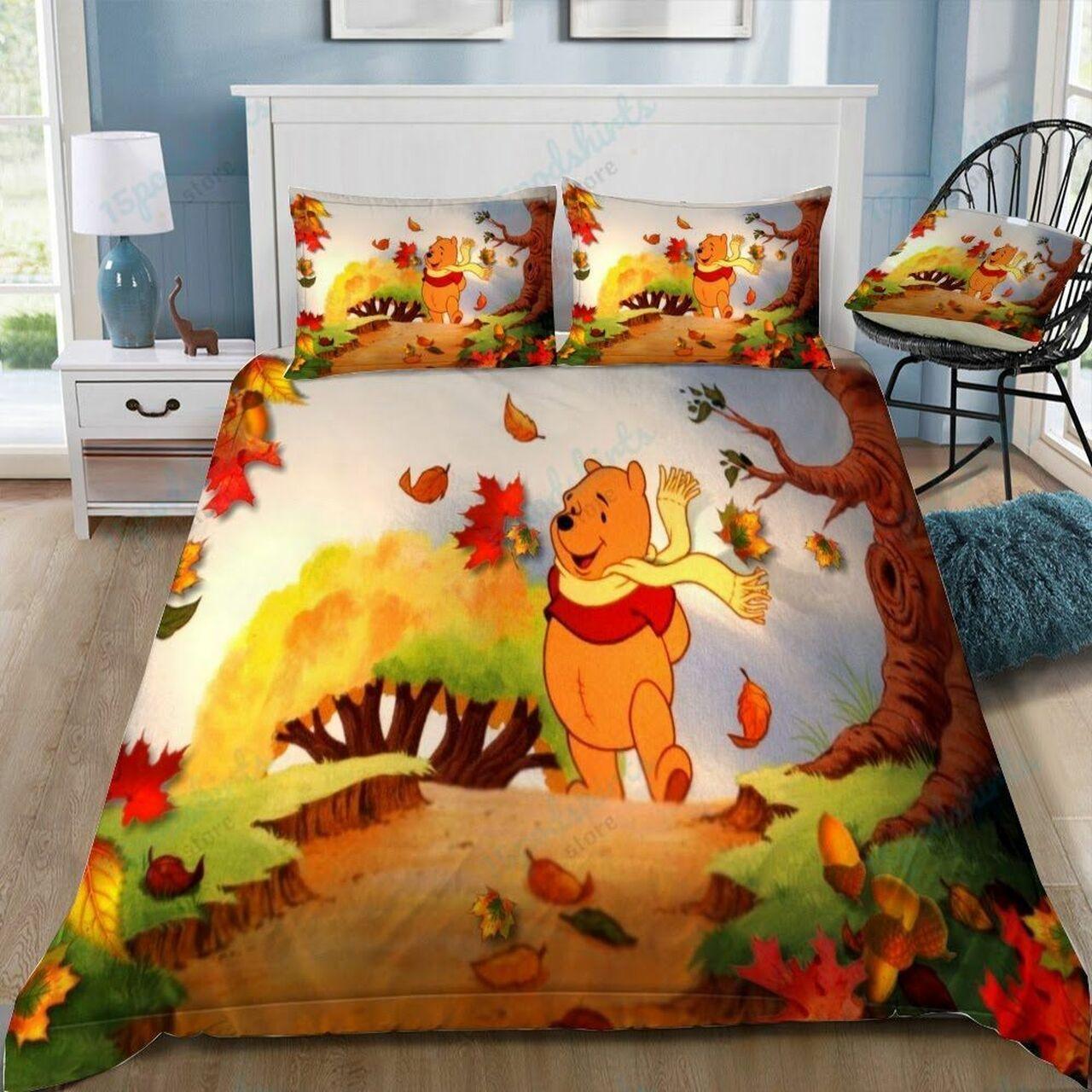 Disney Winnie The Pooh 61 Beautiful Decor For Disney Fan Bedding Set Duvet Cover Meaningful Gift For Love