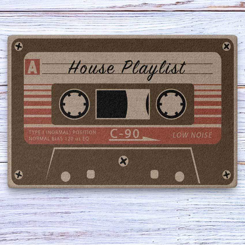 Mix Tape Welcome Doormats