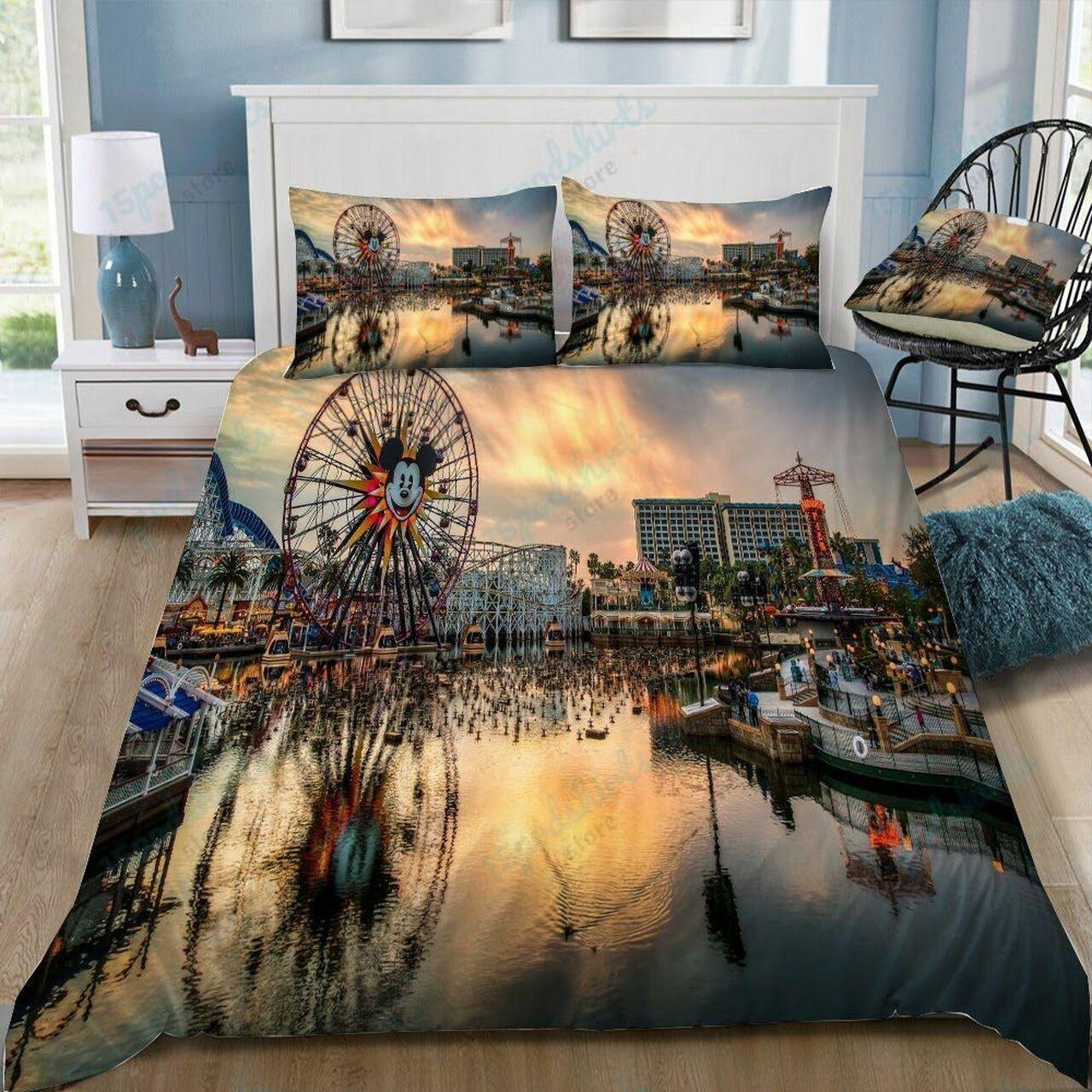Disney Parks 47 Beautiful Decor For Disney Fan Bedding Set Duvet Cover Meaningful Gift For Love
