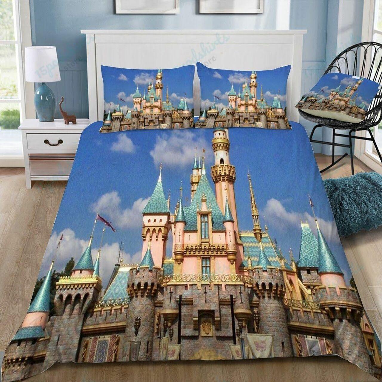 Disney Castle 349 Beautiful Decor For Disney Fan Bedding Set Duvet Cover Meaningful Gift For Love