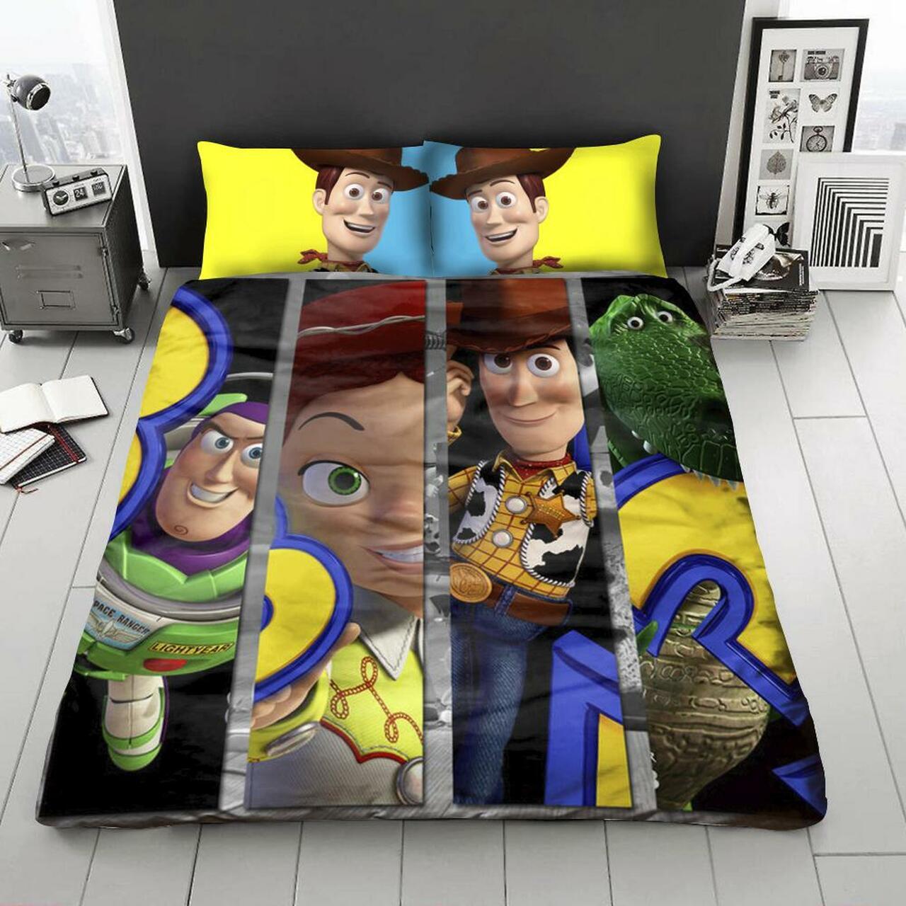 Toy Story V5 Amazing Disney Room Decor Bedding Set Duvet Cover With Pillowcase Meaningful Gift For Kids Friend Family Member Holiday Gift