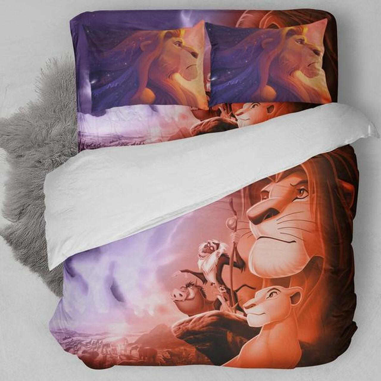 The Lion King B Amazing Disney Room Decor Bedding Set Duvet Cover With Pillowcase Meaningful Gift For Kids Friend Family Member Holiday Gift