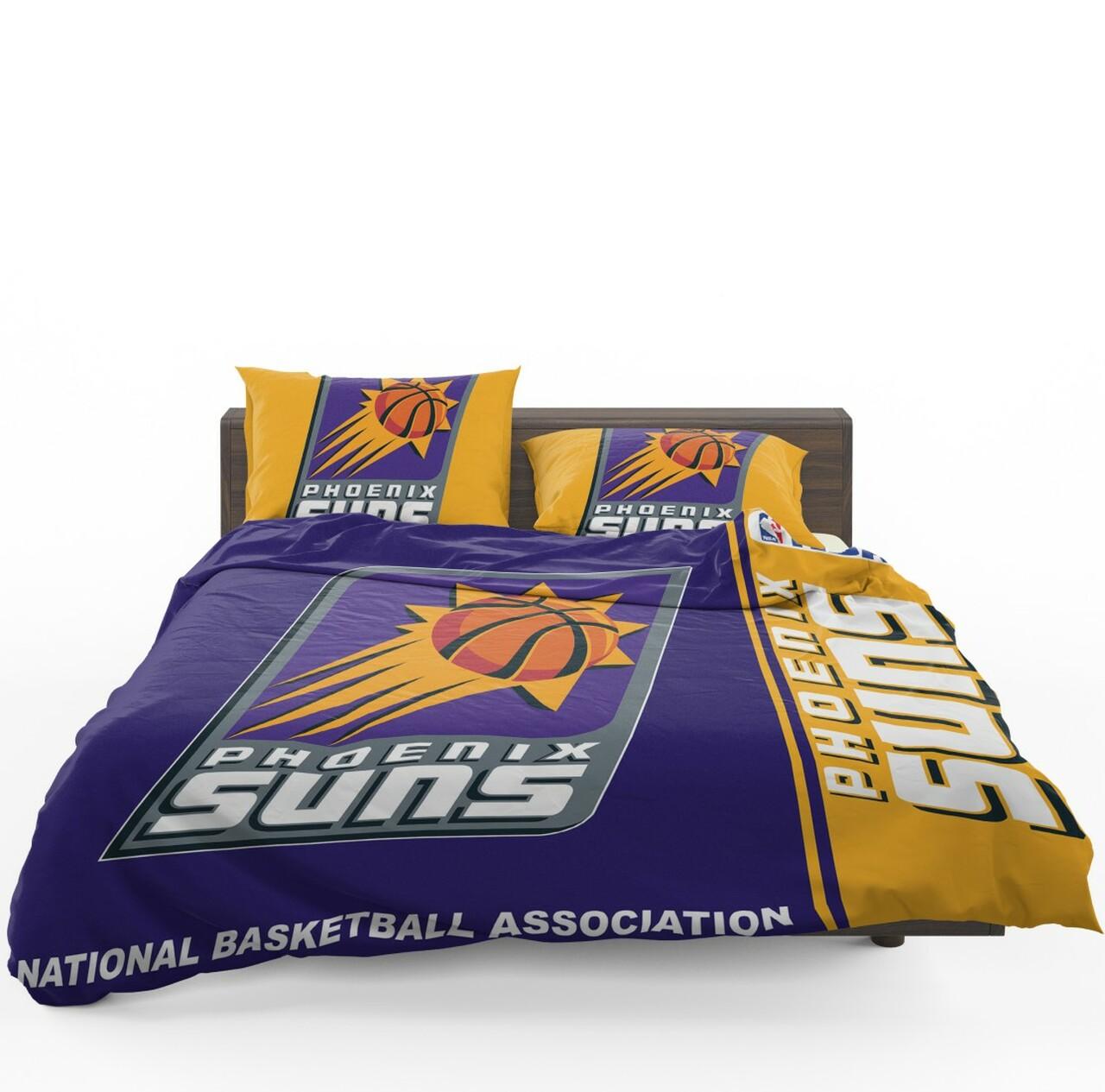 Phoenixuns Nba Basketball Bedding Set Duvet Cover Basketball Home Decor For Fans