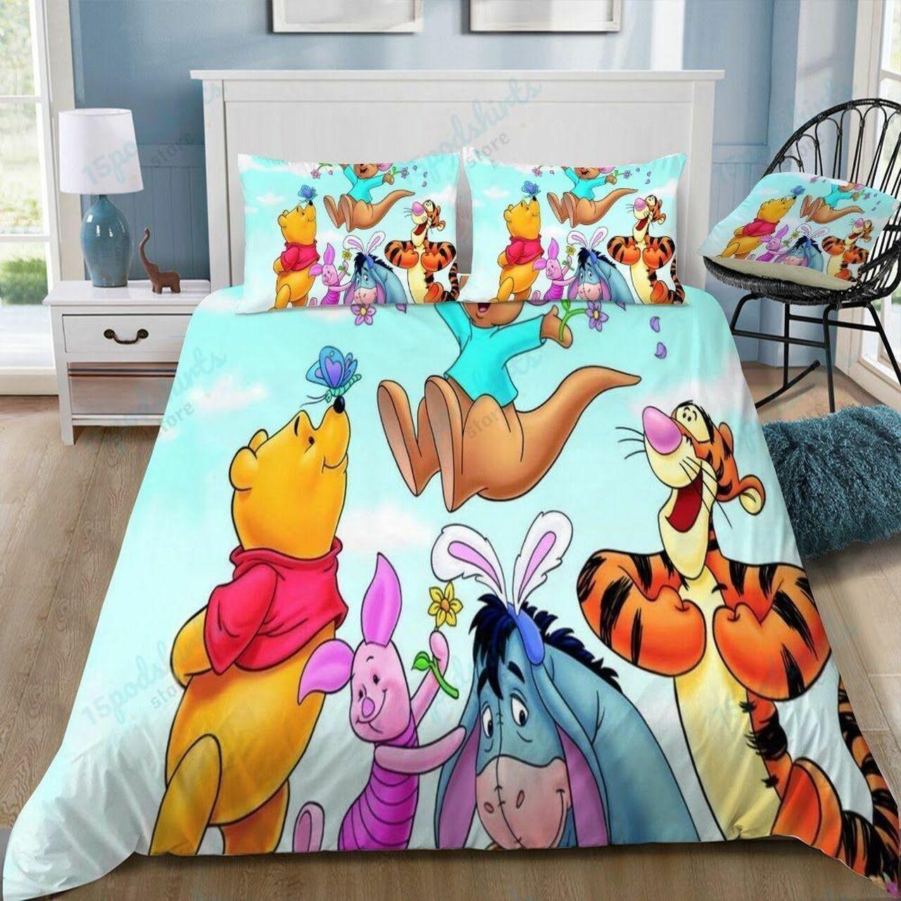 Disney Winnie The Pooh 10 Beautiful Decor For Disney Fan Bedding Set Duvet Cover Meaningful Gift For Love