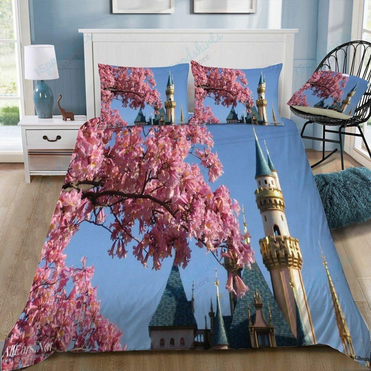 Disney Castle 432 Beautiful Decor For Disney Fan Bedding Set Duvet Cover Meaningful Gift For Love