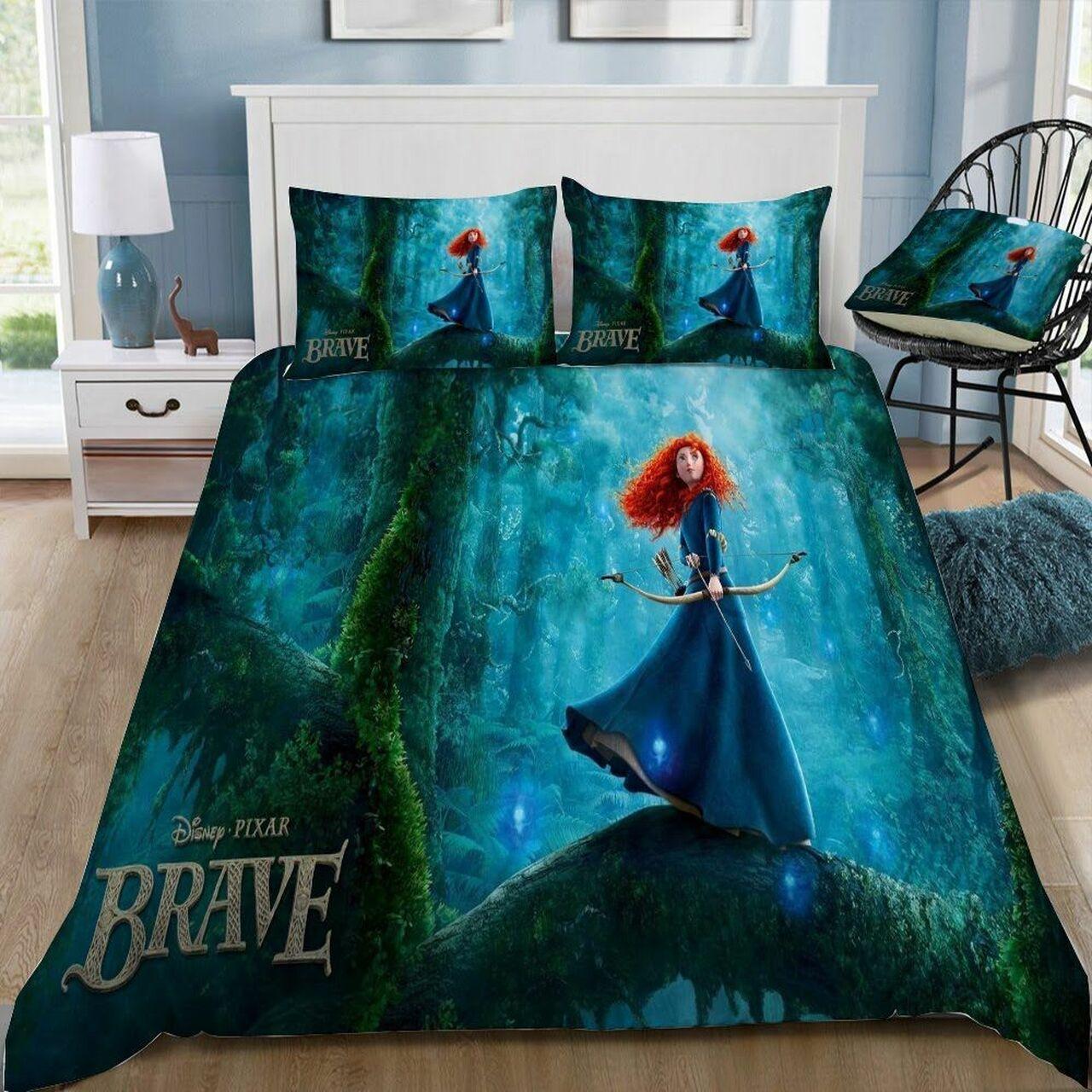 Disney Brave 1 Beautiful Decor For Disney Fan Bedding Set Duvet Cover Meaningful Gift For Love