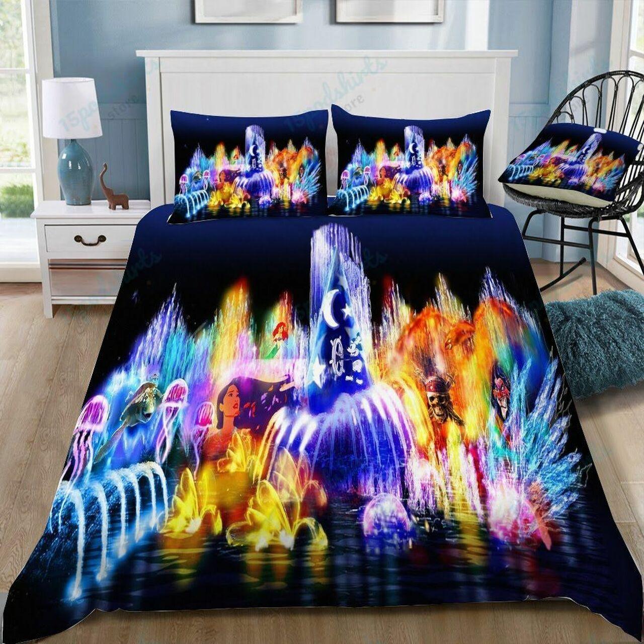 Disney Castle 37 Beautiful Decor For Disney Fan Bedding Set Duvet Cover Meaningful Gift For Love