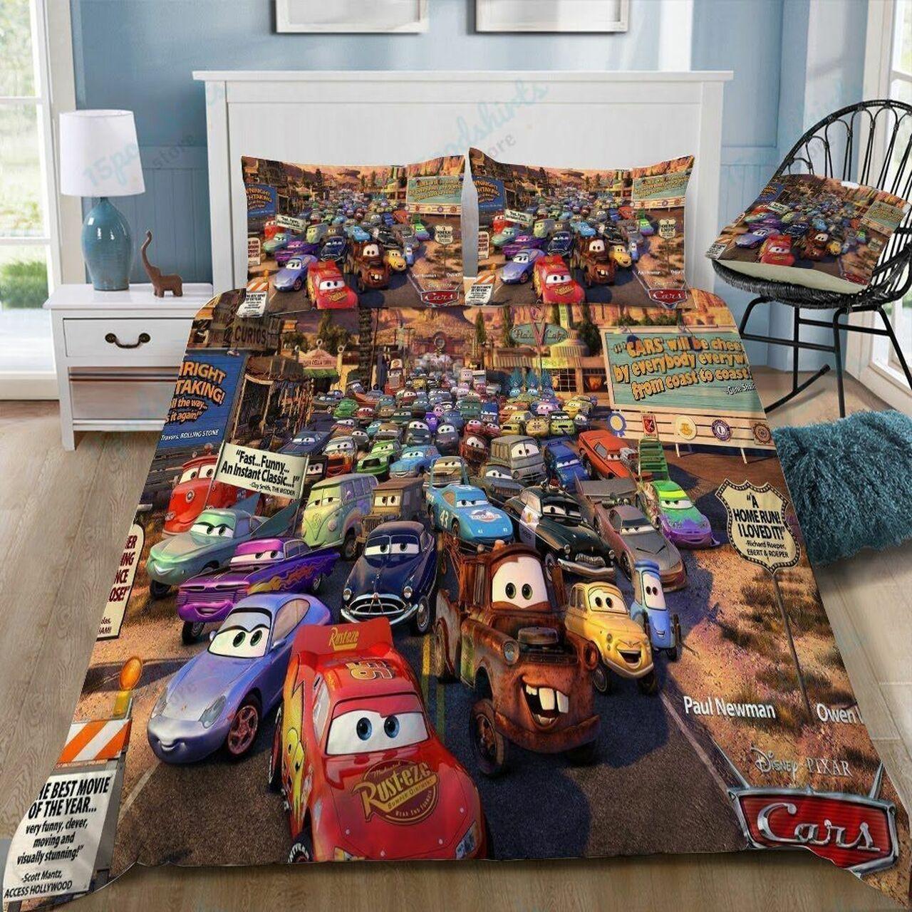 Disney Cars 69 Beautiful Decor For Disney Fan Bedding Set Duvet Cover Meaningful Gift For Love