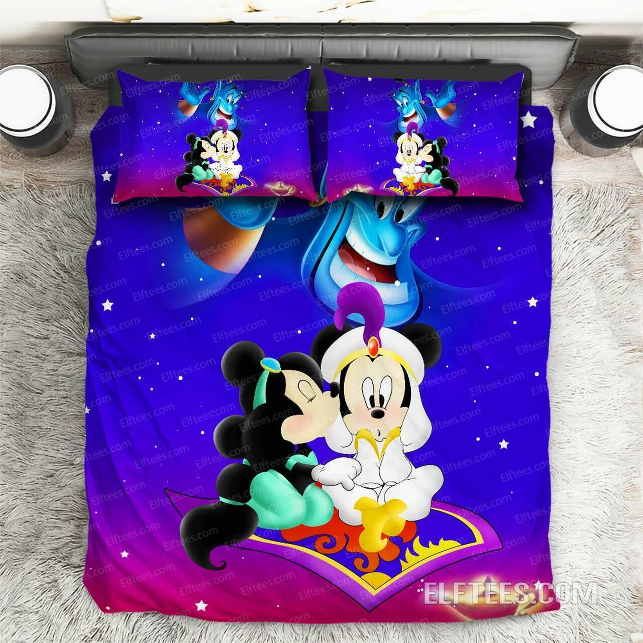 Mickey Alladin Disney Ald02 Beautiful Decor For Disney Fan Bedding Set Duvet Cover Meaningful Gift For Love