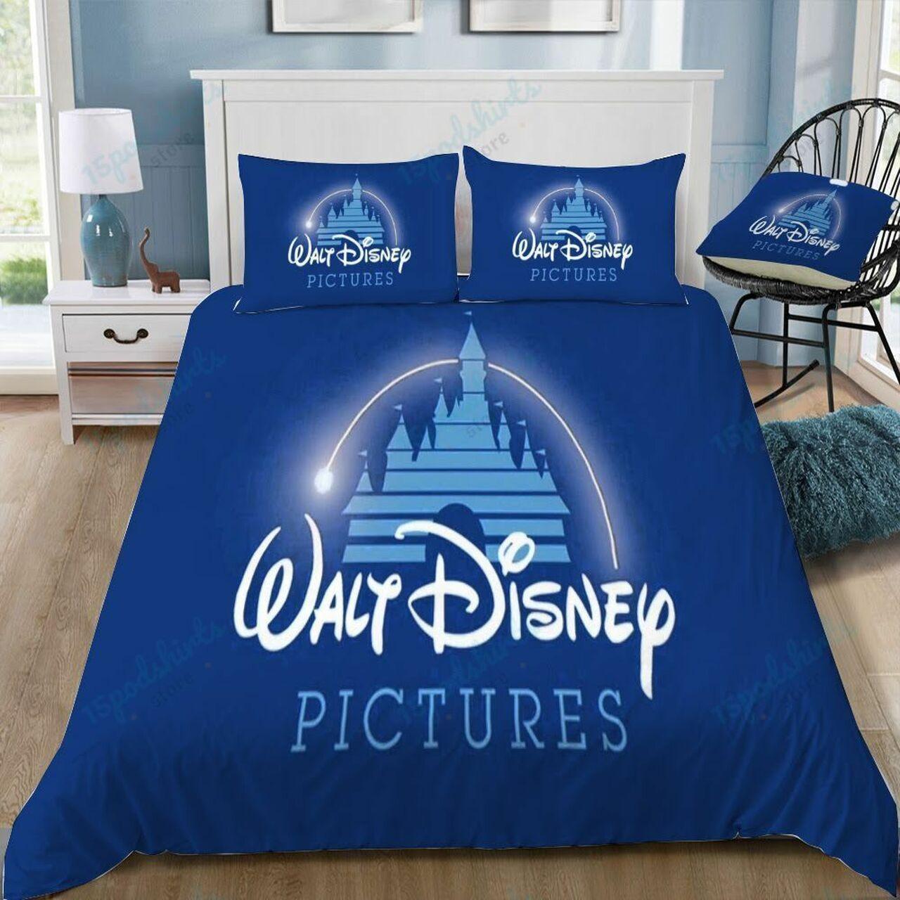 Disney Logo 11 Beautiful Decor For Disney Fan Bedding Set Duvet Cover Meaningful Gift For Love