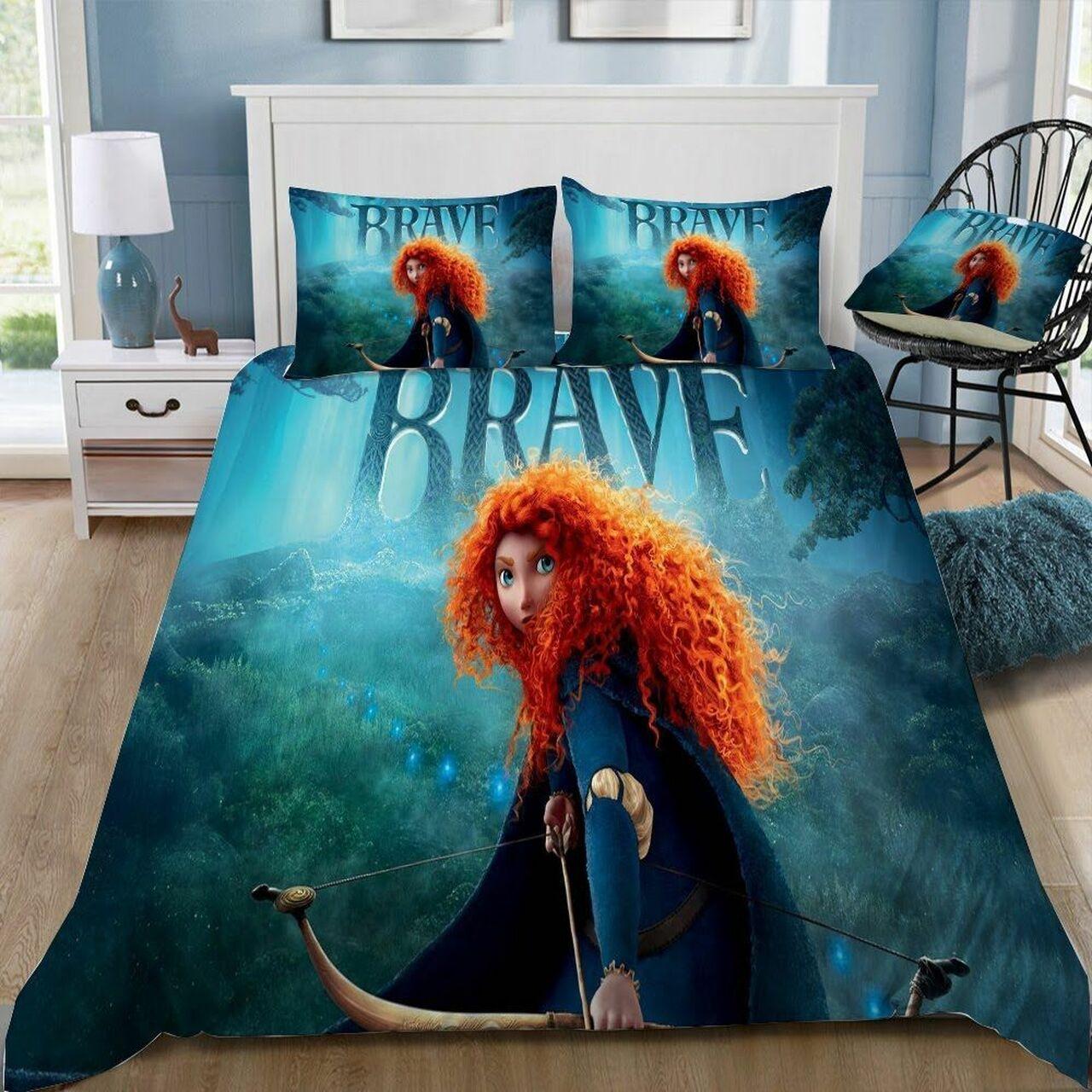 Disney Brave 12 Beautiful Decor For Disney Fan Bedding Set Duvet Cover Meaningful Gift For Love
