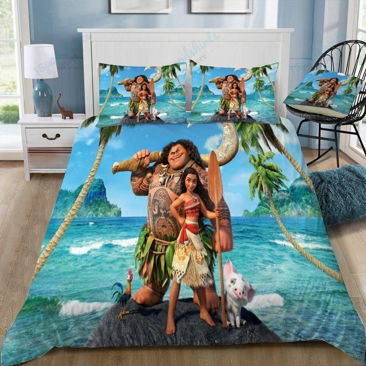 Disney Moana 59 Beautiful Decor For Disney Fan Bedding Set Duvet Cover Meaningful Gift For Love