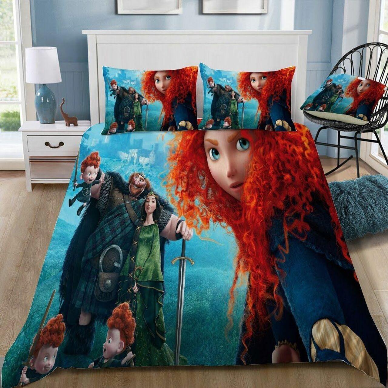 Disney Brave 6 Beautiful Decor For Disney Fan Bedding Set Duvet Cover Meaningful Gift For Love