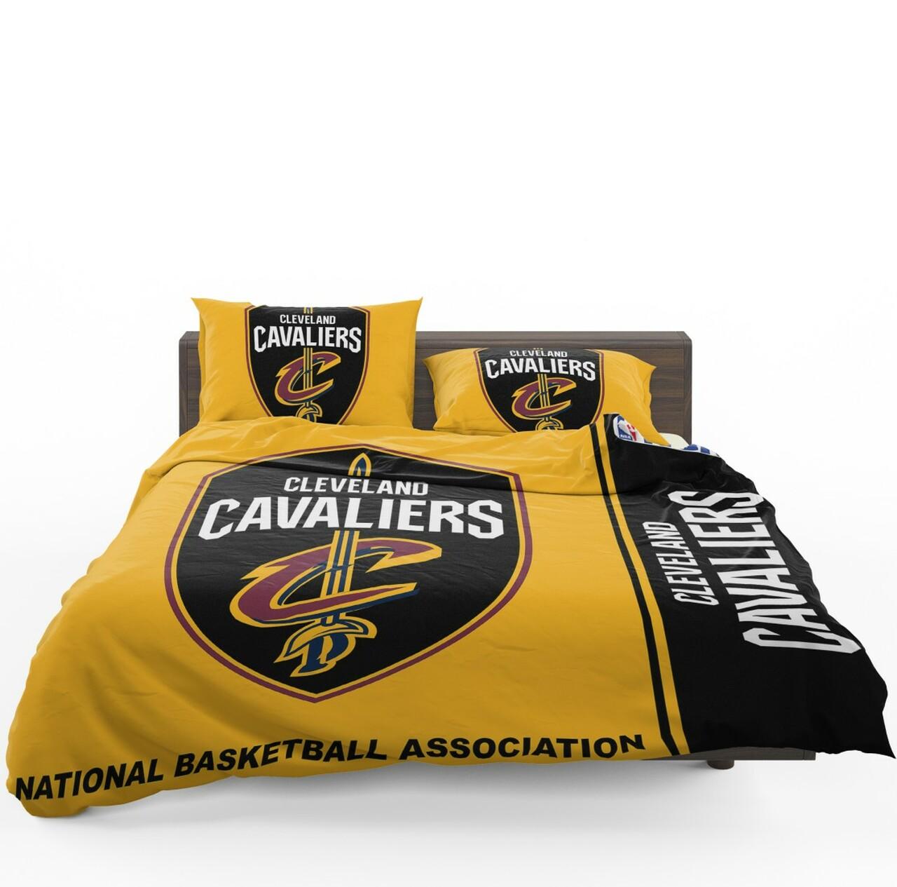 Cleveland Cavaliers Nba Basketball Bedding Set Duvet Cover Basketball Home Decor For Fans
