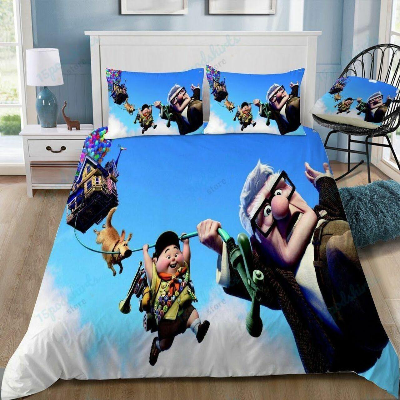 Disney Up 38 Beautiful Decor For Disney Fan Bedding Set Duvet Cover Meaningful Gift For Love