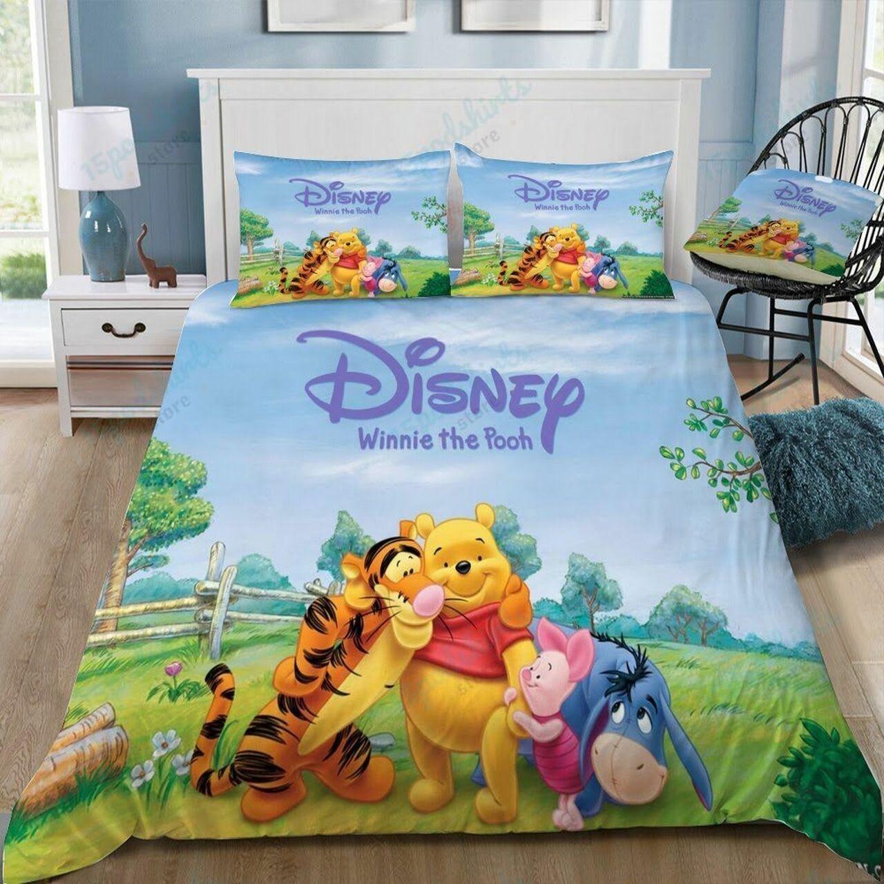 Disney Winnie The Pooh 41 Beautiful Decor For Disney Fan Bedding Set Duvet Cover Meaningful Gift For Love