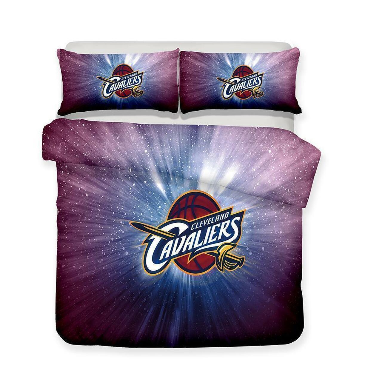 Nba Cleveland The Cavaliers Cleveland Cavalier Themes Bohemian Bedding Set Duvet Cover Basketball Home Decor For Fans