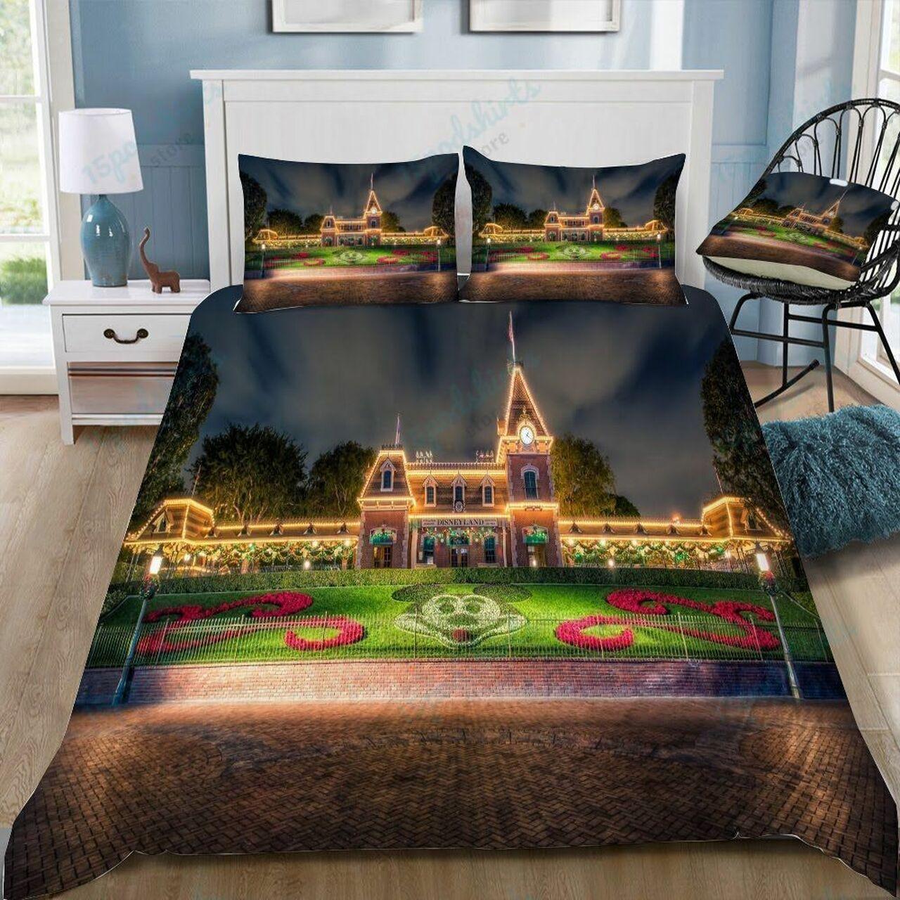 Disney Castle 296 Beautiful Decor For Disney Fan Bedding Set Duvet Cover Meaningful Gift For Love