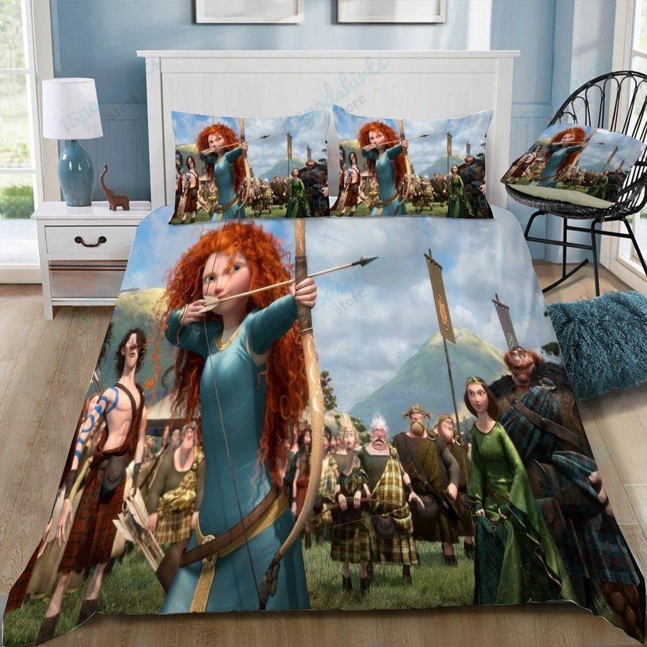 Disney Brave 28 Beautiful Decor For Disney Fan Bedding Set Duvet Cover Meaningful Gift For Love