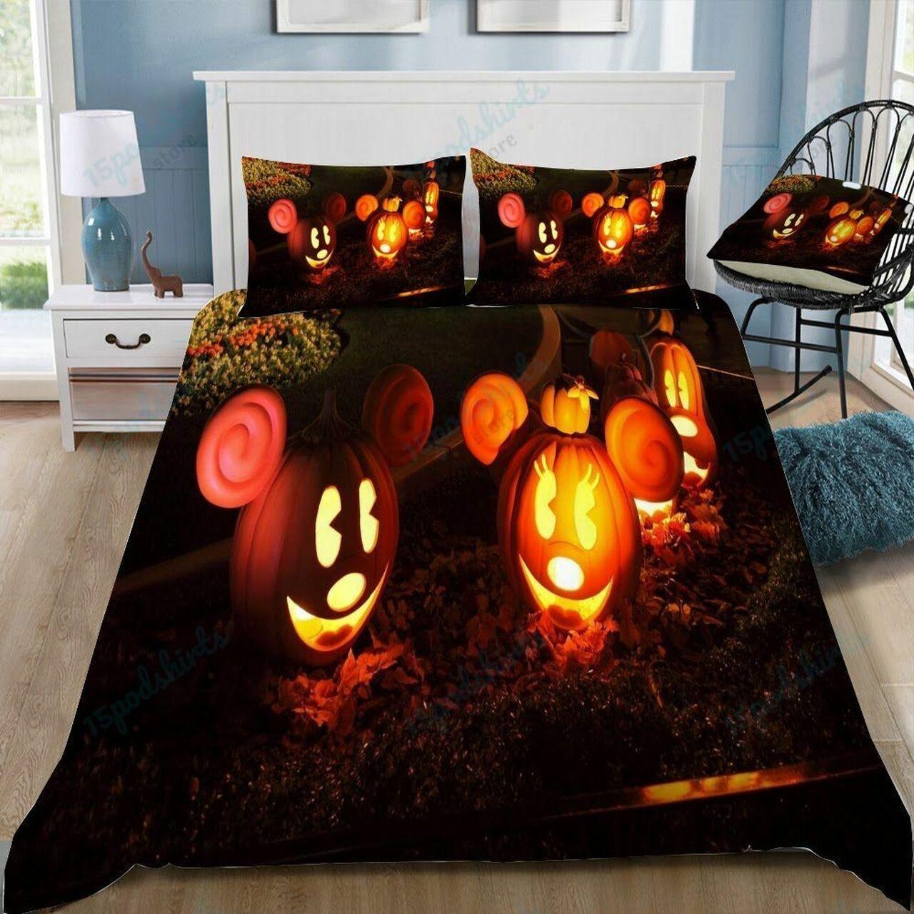 Disney Halloween 10 Beautiful Decor For Disney Fan Bedding Set Duvet Cover Meaningful Gift For Love