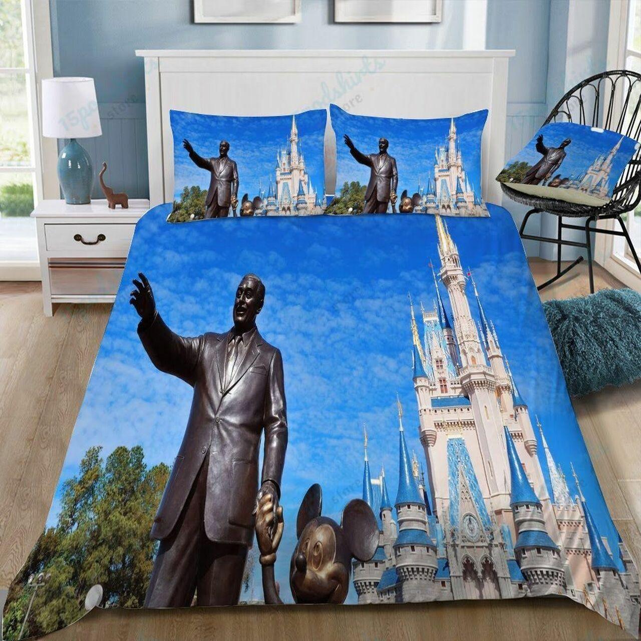 Disney Castle 31 Beautiful Decor For Disney Fan Bedding Set Duvet Cover Meaningful Gift For Love