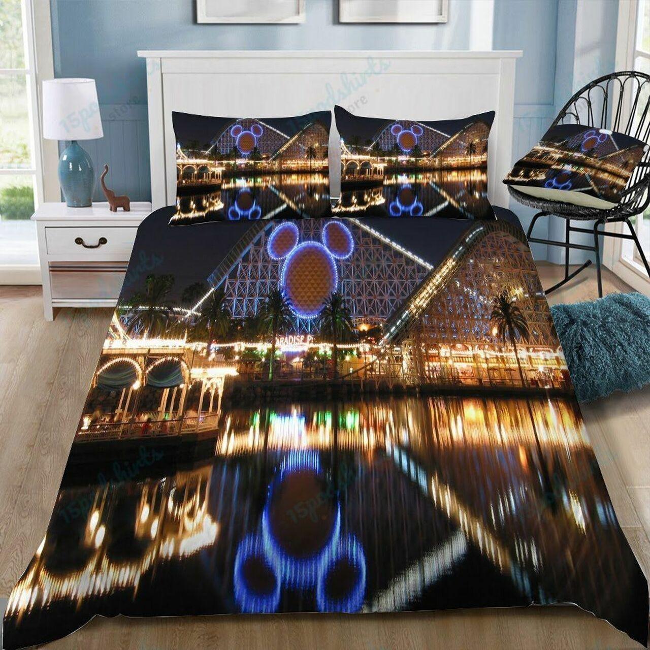 Disney Parks 9 Beautiful Decor For Disney Fan Bedding Set Duvet Cover Meaningful Gift For Love