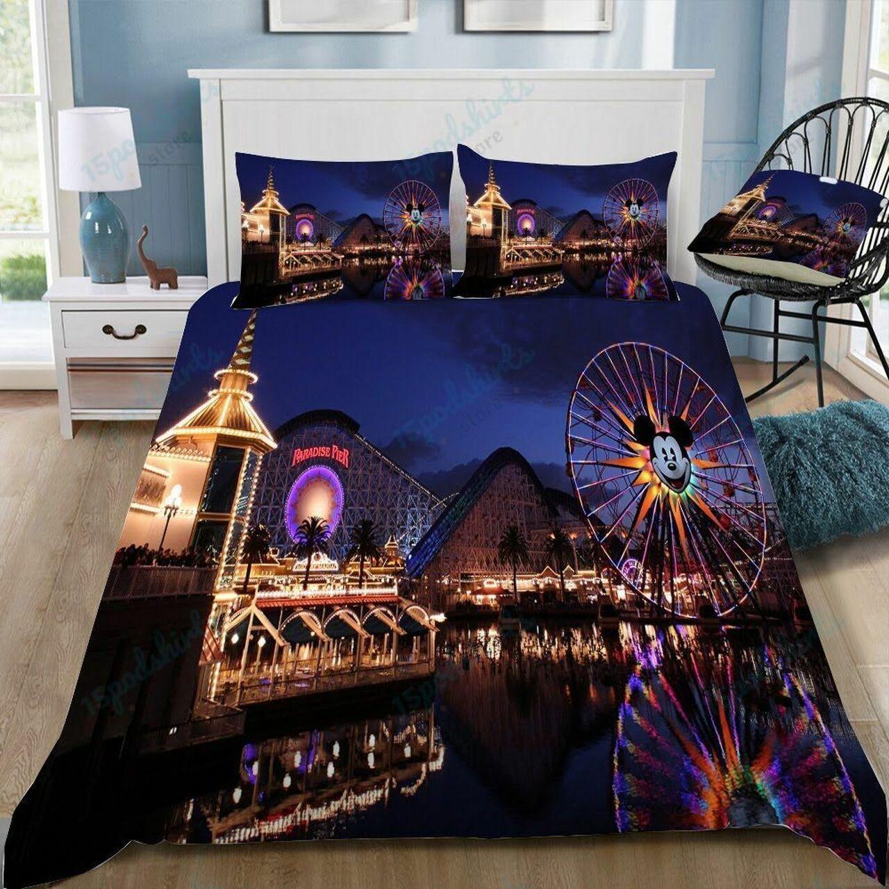 Disney Parks 42 Beautiful Decor For Disney Fan Bedding Set Duvet Cover Meaningful Gift For Love