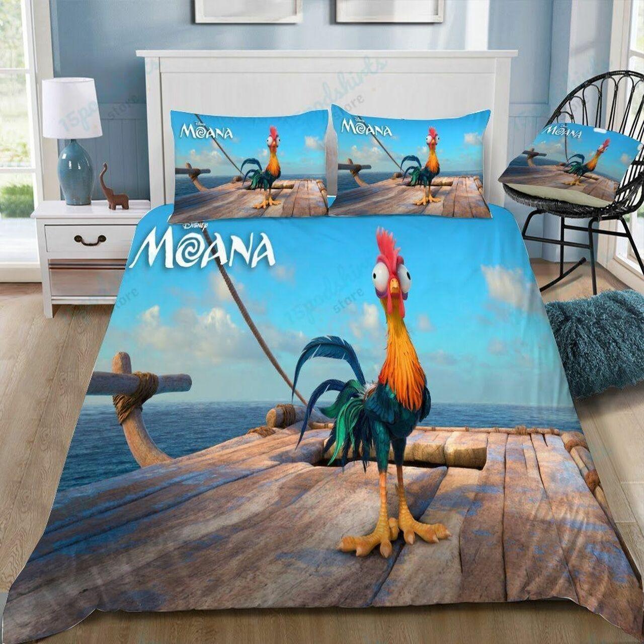 Disney Moana 14 Beautiful Decor For Disney Fan Bedding Set Duvet Cover Meaningful Gift For Love