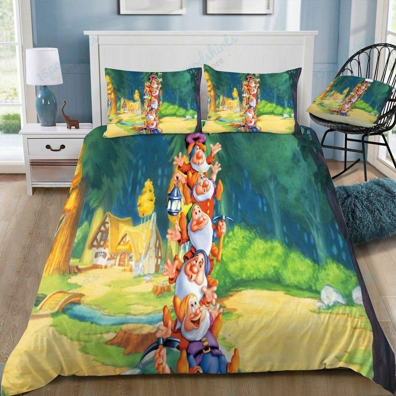 Disneynow White 42 Beautiful Decor For Disney Fan Bedding Set Duvet Cover Meaningful Gift For Love