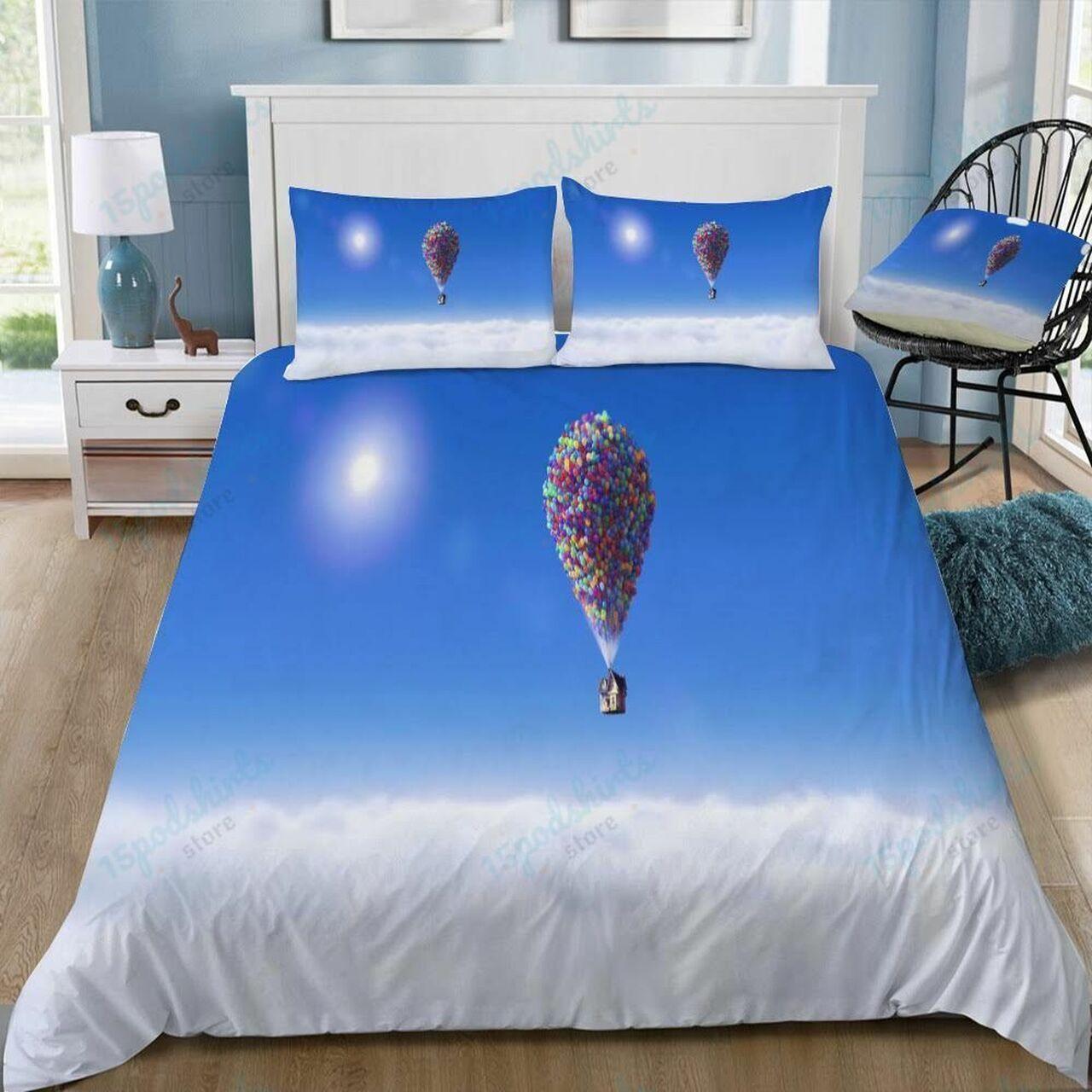 Disney Up 7 Beautiful Decor For Disney Fan Bedding Set Duvet Cover Meaningful Gift For Love