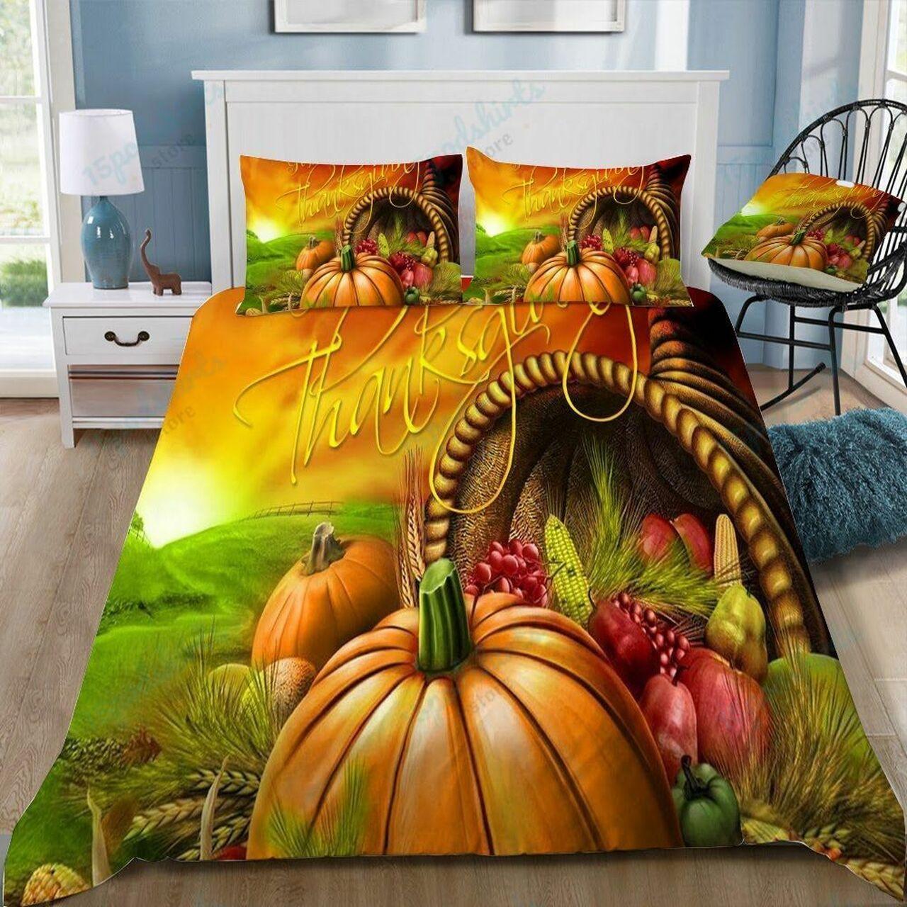 Disney Thanksgiving 5 Beautiful Decor For Disney Fan Bedding Set Duvet Cover Meaningful Gift For Love