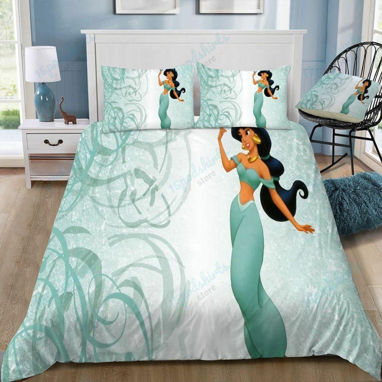 Disney Jasmine 9 Beautiful Decor For Disney Fan Bedding Set Duvet Cover Meaningful Gift For Love