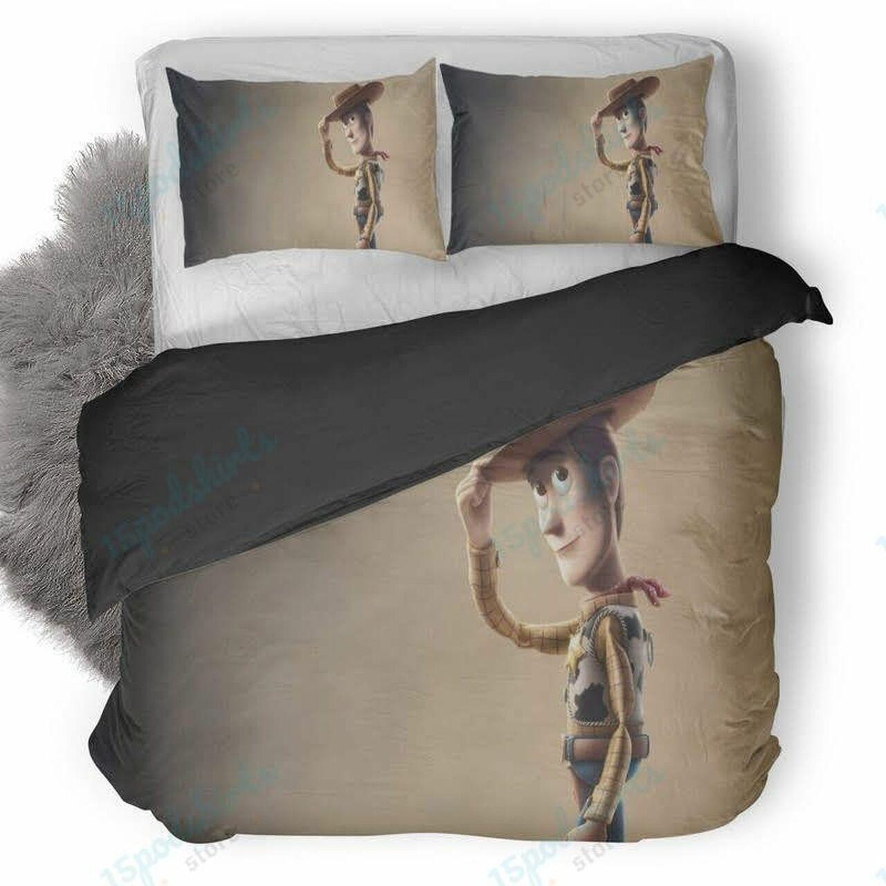 Toy Story 5 Beautiful Decor For Disney Fan Bedding Set Duvet Cover Meaningful Gift For Love