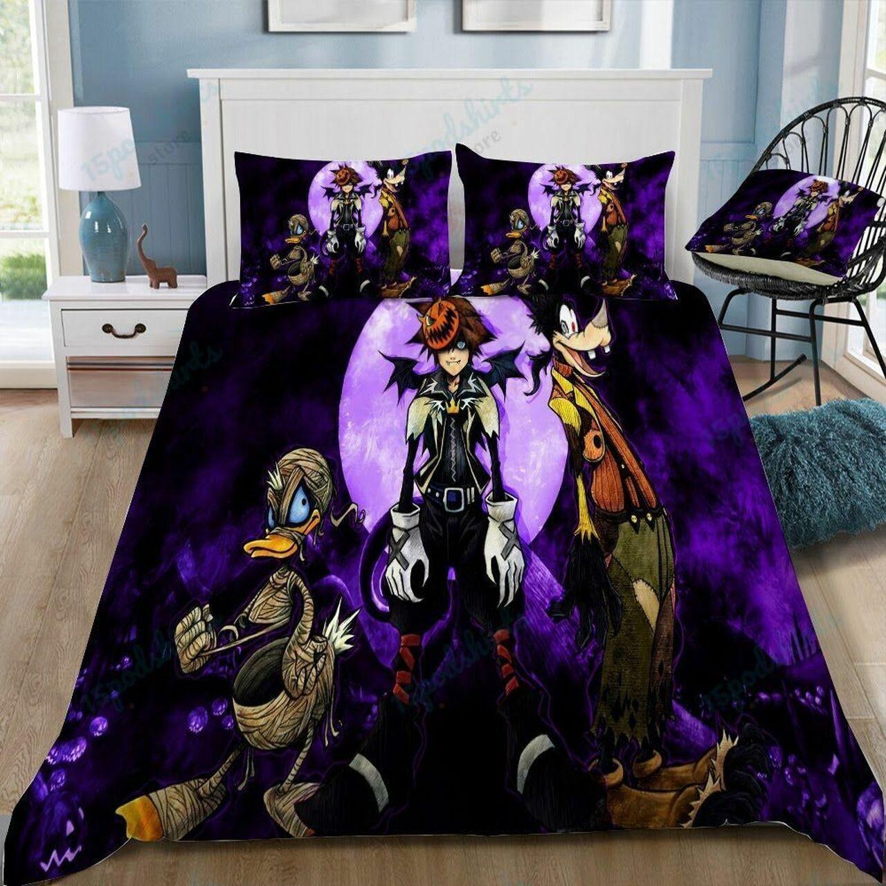 Disney Halloween 5 Beautiful Decor For Disney Fan Bedding Set Duvet Cover Meaningful Gift For Love