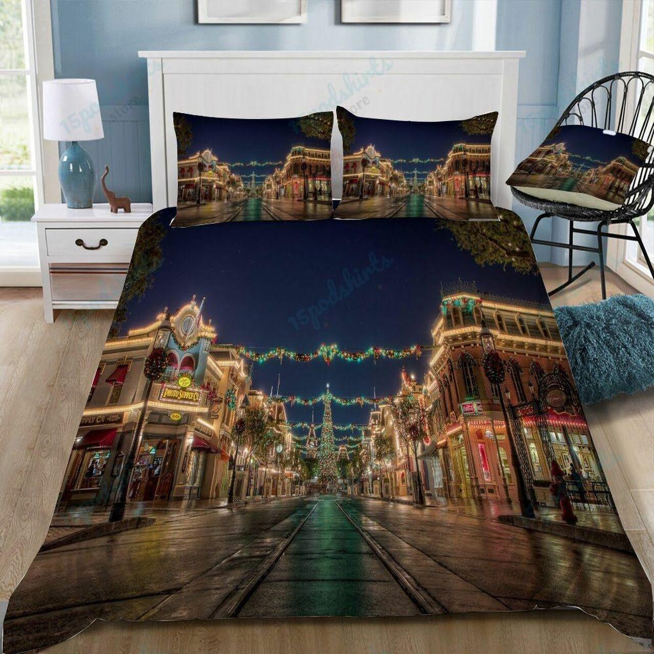 Disney Parks 63 Beautiful Decor For Disney Fan Bedding Set Duvet Cover Meaningful Gift For Love