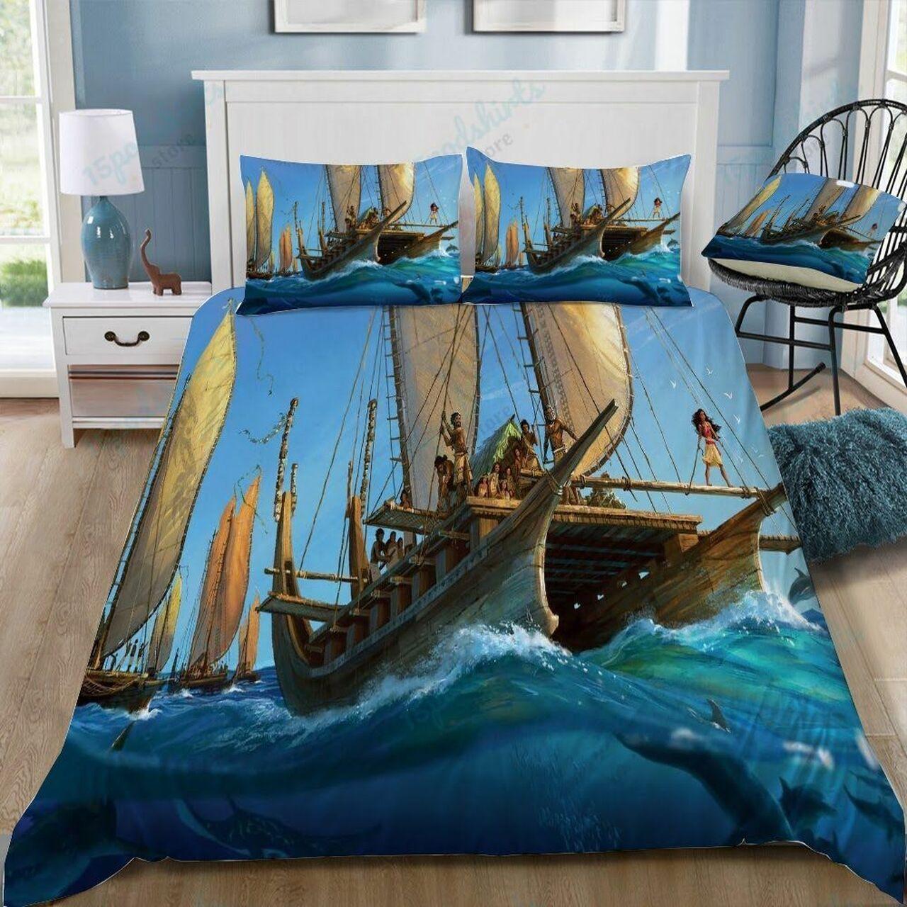 Disney Moana 39 Beautiful Decor For Disney Fan Bedding Set Duvet Cover Meaningful Gift For Love