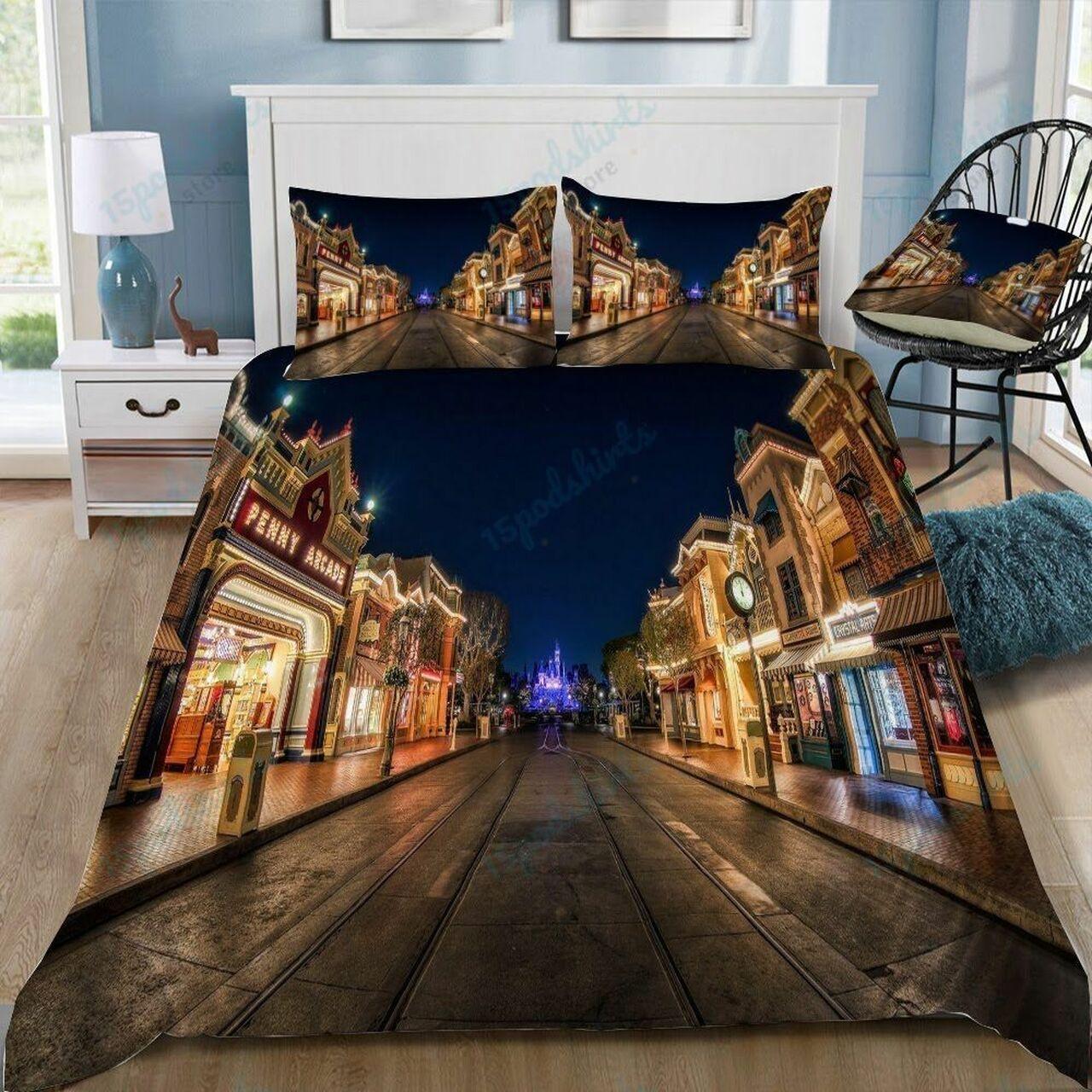Disney Castle 459 Beautiful Decor For Disney Fan Bedding Set Duvet Cover Meaningful Gift For Love